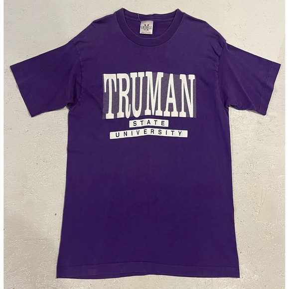 Gribble Other - Vintage Truman State Bulldogs Shirt Mens Size M Single Stitch Purple‎ College